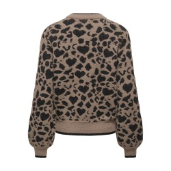 JDYLORRAINE pullover in maglia animalier