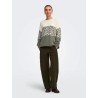 ONLJADE Animal-Strickpullover mit Rundhalsausschnitt