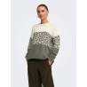 ONLJADE pullover in maglia Animal girocollo