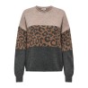 ONLJADE ANIMAL LS O-NECK KNT NOOS