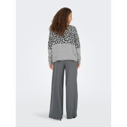 ONLJADE ANIMAL LS O-NECK KNT NOOS