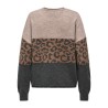 ONLJADE pullover in maglia Animal girocollo