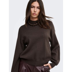 ONLENYA Damen-Strickpullover mit Rundhalsausschnitt