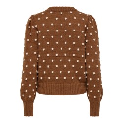 JDYSIGRID LIFE pullover in maglia con maniche a sbuffo