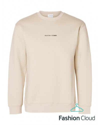 SLHHANKIE LOGO CREW NECK SWEAT NOOS