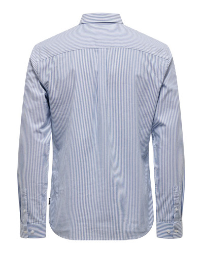 ONSREMY LS SLIM WASH STRIPE OXFORD SHIRT