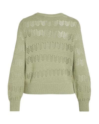 VICATTIA L/S POINTELLE KNIT TOP - NOOS