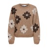ONLFREESIA Langarm-Pullover mit Blumenmuster