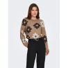 ONLFREESIA Langarm-Pullover mit Blumenmuster