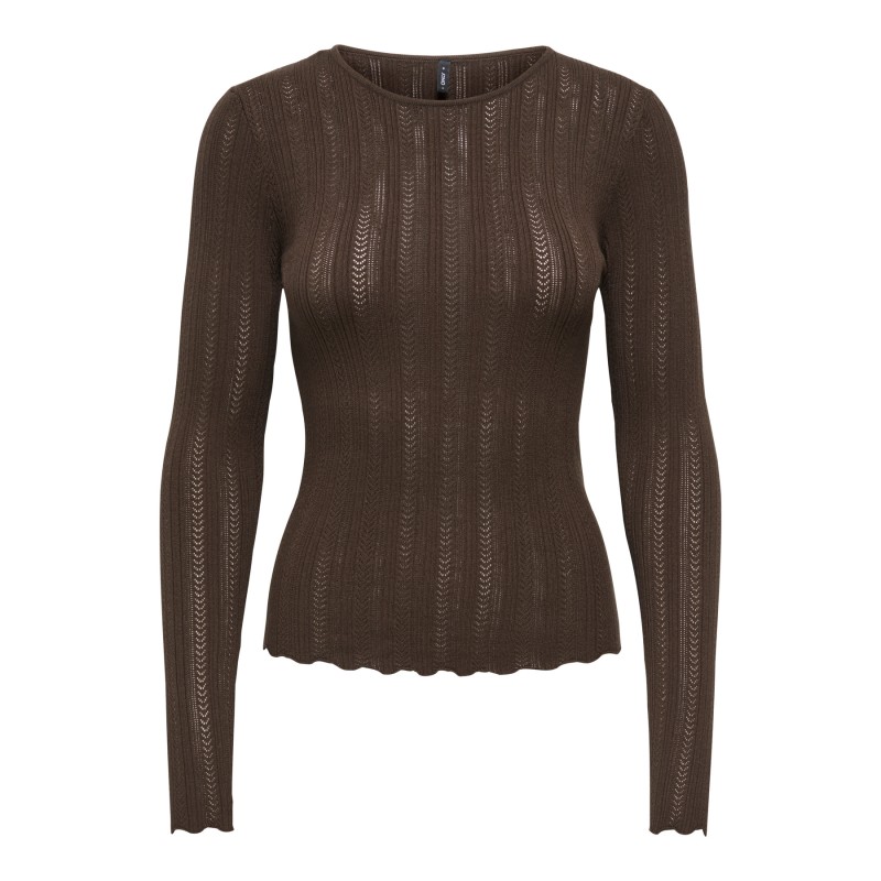 ONLALOHA LS POINTELLE O-NECK CC KNT