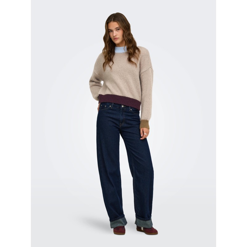 ONLOLINA LS CONTRAST HIGHNECK CC KNT
