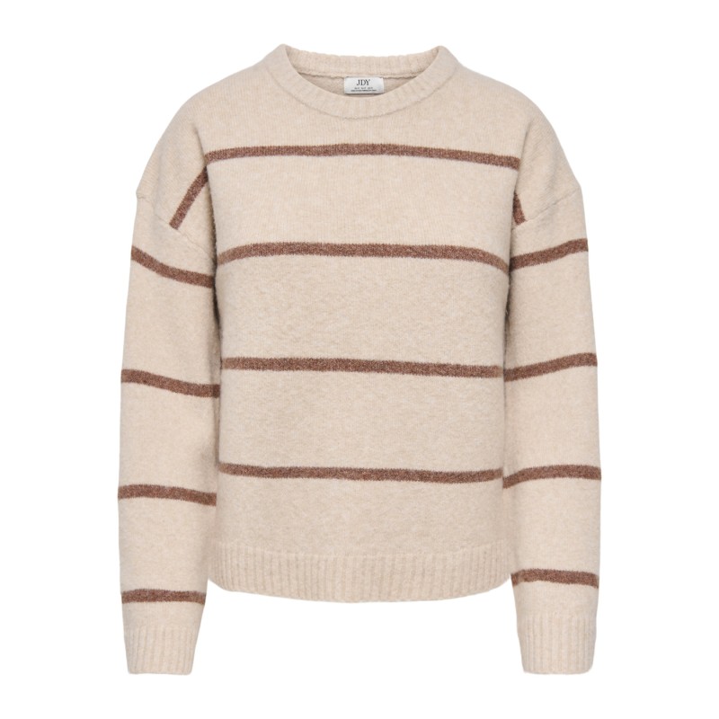JDYNEEL L/S O-NECK STRIPE PULLOVER KNT