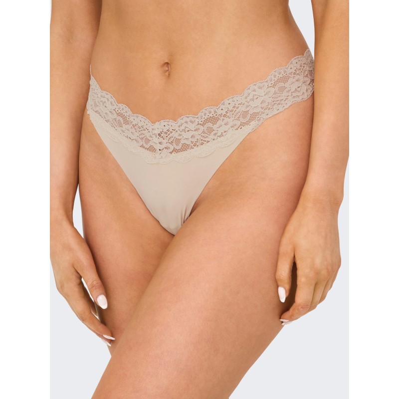 ONLCHLOE LACE S.S THONG 3-PACK ACC NOOS