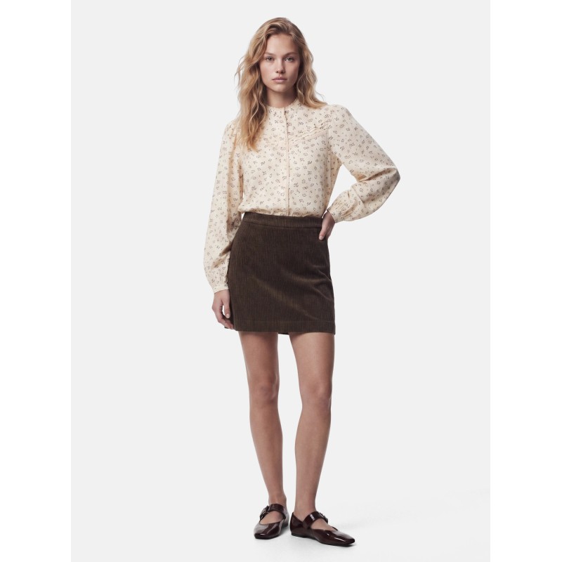 PCAUDRE CORD HW SKIRT BC