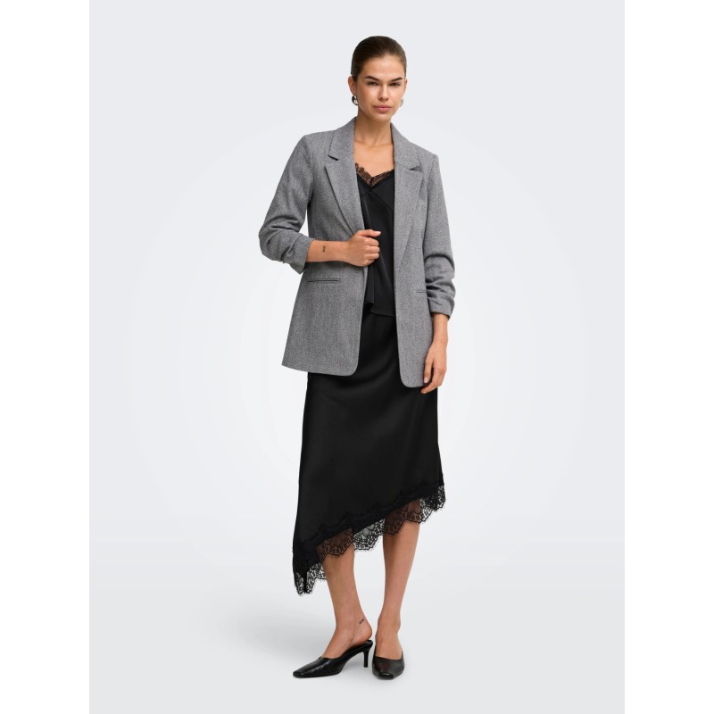 ONLCIVA 3/4 HERRINGBONE BLAZER CC TLR