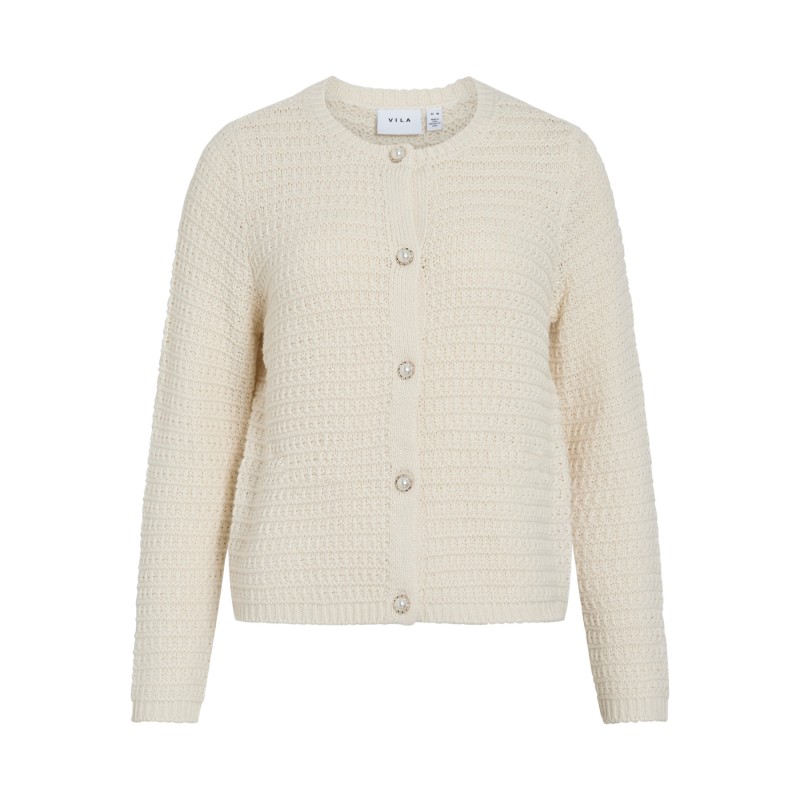 VISELINA O-NECK L/S KNIT CARDIGAN