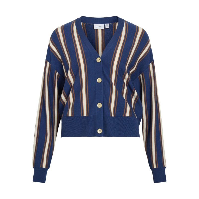 VILUCINA V-NECK L/S KNIT CARDIGAN/RF